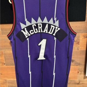 Nike Purple and Black Basketball Jersey